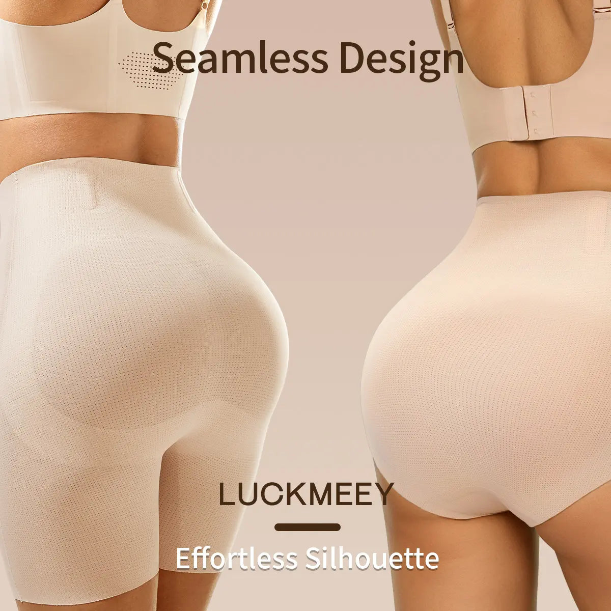 Tummy Control Shapewear Shorts for Women Seamless High Waist Body Shaper