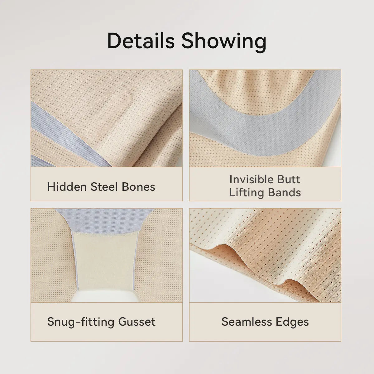 Tummy Control Shapewear Shorts for Women Seamless High Waist Body Shaper