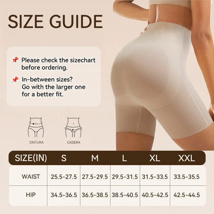 Tummy Control Shapewear Shorts for Women Seamless High Waist Body Shaper