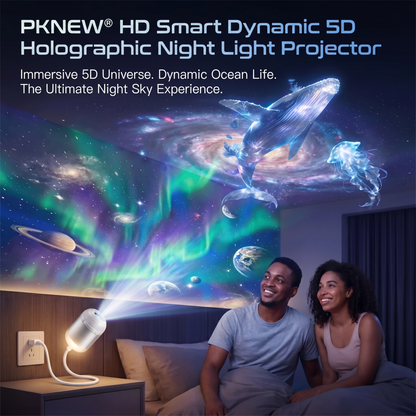PKNEW® 🍊NEXT-GEN SMART PROJECTION HD Smart Dynamic 5D Holographic Night Light Projector💫