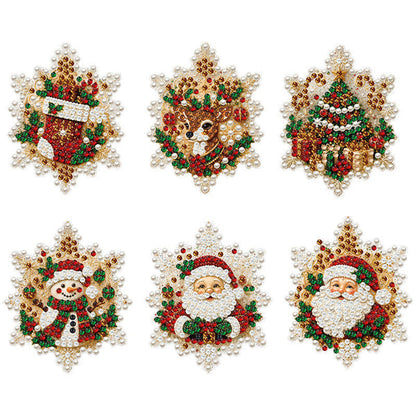 🎄 Korlátozott ideig 55% kedvezmény 🍈 Karácsonyi DIY festhető lógó dísz szett 💎