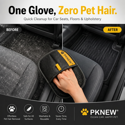 80% OFF TODAY🔥:PKNEW® 🎁Electrostatic Pet Hair Removal Glove – Lifts Embedded Fur in Seconds, Reusable & Washable, Works on Sofas, Clothes & Cars🎁