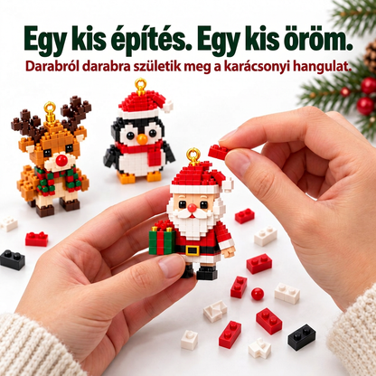 🎅🔥 Utolsó nap a féláras ajánlatra! 🍈 Építőelemekből álló karácsonyi visszaszámláló adventi naptár az egész családnak 🎄 Tökéletes a karácsonyfa díszítésére.