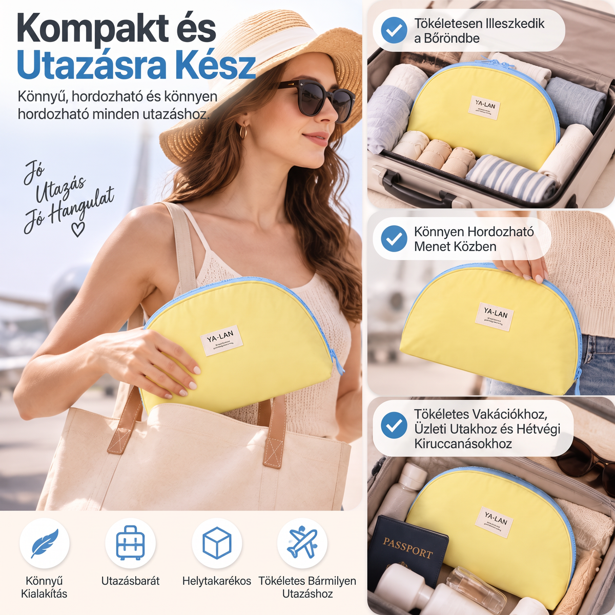 ⚡ UTOLSÓ NAP · 49% KEDVEZMÉNY – ✨ Utazási fehérnemű tároló táska – Melltartók bugyik és zoknik rendszerezetten bárhol 💎