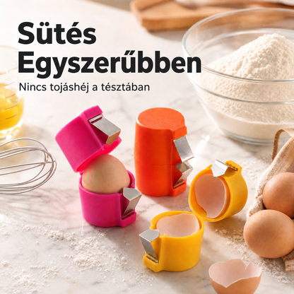 LEFUN® 🍈Handy Egg Helper🥚 - tökéletesen meghámozod és kinyitod a tojásokat másodpercek alatt