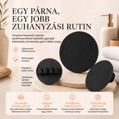 🚿 Mélytisztító hámlasztó testradírozó párna – Gyengéden távolítja el az elhalt hámsejteket & SPA fürdőszivacs 💖