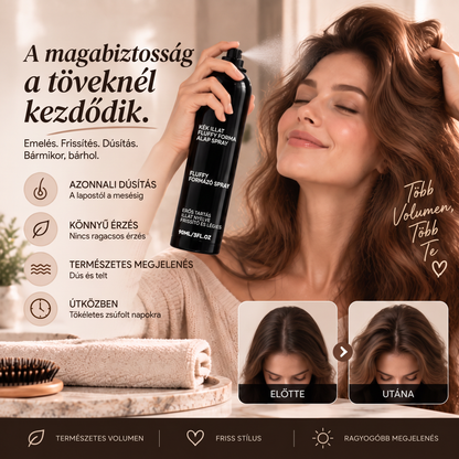 Vitalisys® 🍇Fluffy Hair Shaping Spray – Könnyed, dúsító spray a hajtövek megemeléséért és a természetes mozgásért, őszibarack illattal 💎