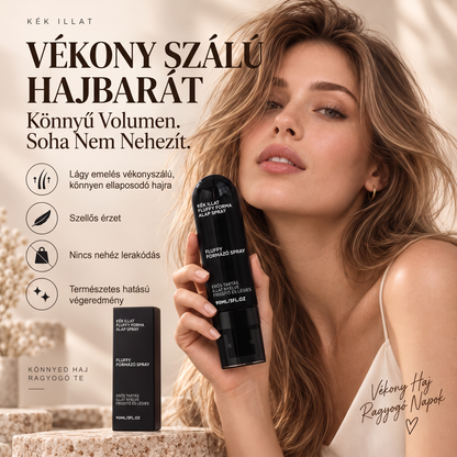 Vitalisys® 🍇Fluffy Hair Shaping Spray – Könnyed, dúsító spray a hajtövek megemeléséért és a természetes mozgásért, őszibarack illattal 💎