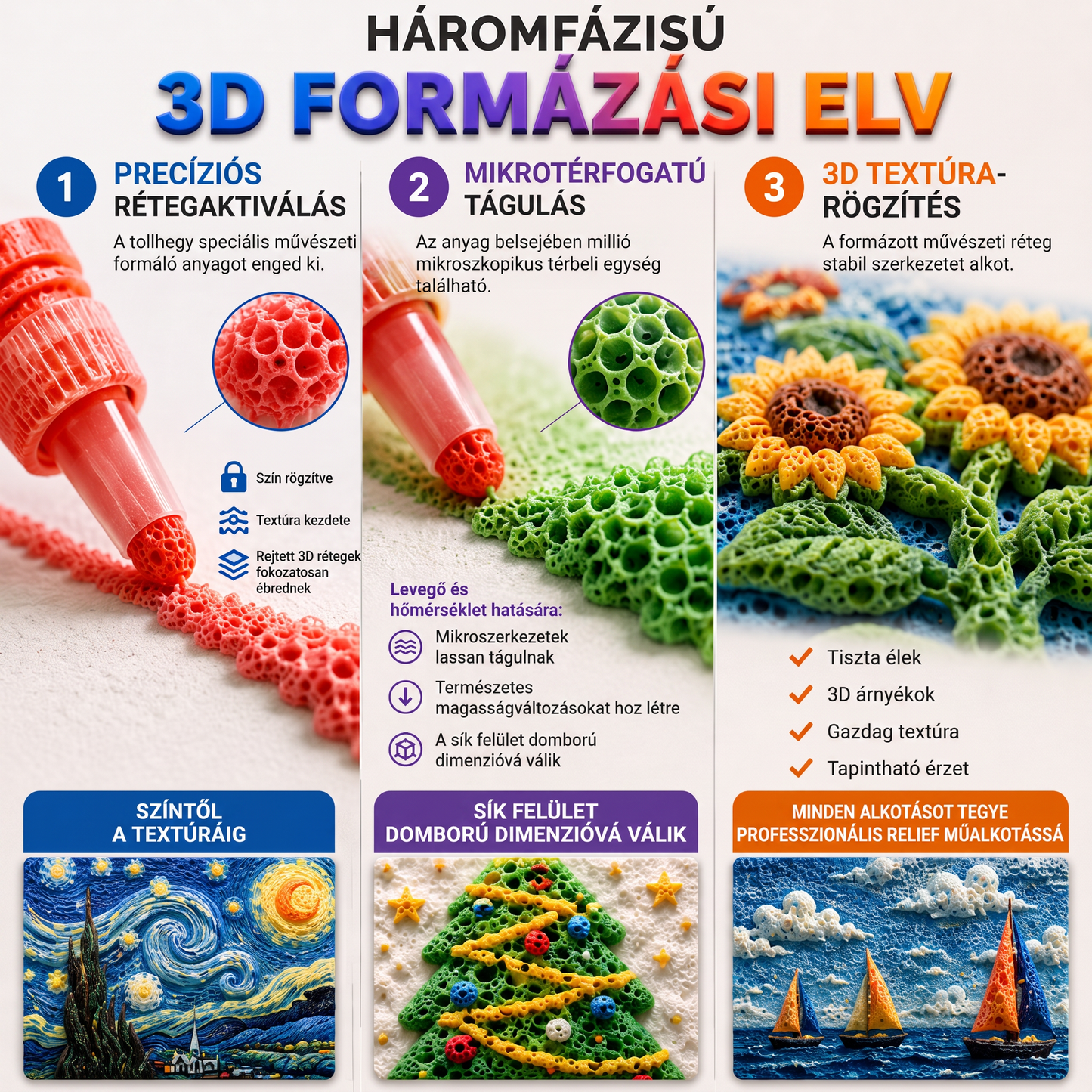 Ma 50% kedvezménnyel 🔥 | PKNEW® 3D dombornyomó művészeti toll🍋 – változtassa a hétköznapi rajzokat lenyűgöző térbeli alkotásokká 🎨