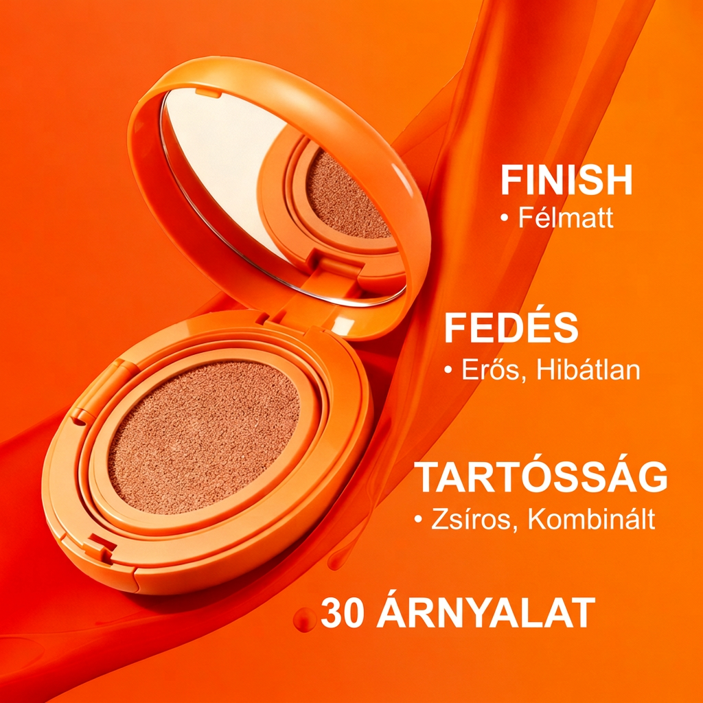 Vitalisys® AI Filter Cushion alapozó – hibátlan fedés, könnyed, bársonyos végeredmény.