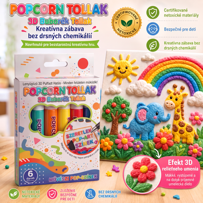 Ma 50% kedvezménnyel 🔥 | PKNEW® 3D dombornyomó művészeti toll🍋 – változtassa a hétköznapi rajzokat lenyűgöző térbeli alkotásokká 🎨