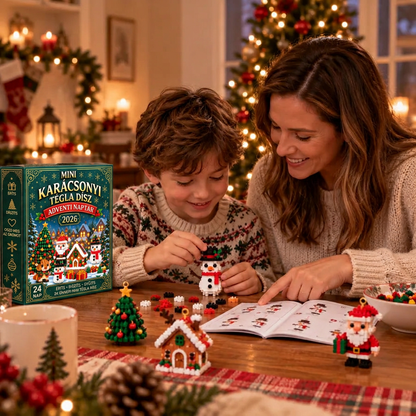 🎅🔥 Utolsó nap a féláras ajánlatra! 🍈 Építőelemekből álló karácsonyi visszaszámláló adventi naptár az egész családnak 🎄 Tökéletes a karácsonyfa díszítésére.