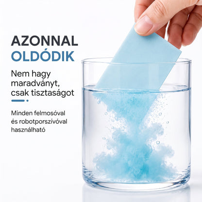 PKNEW®🌊 Oldódó tisztító tabletták 💧– Többfelületű tisztítószer keményfához, laminált padlóhoz, csempe- és lakóautó-falakhoz. Antibakteriális, szagtalanító és ápoló hatás 💕
