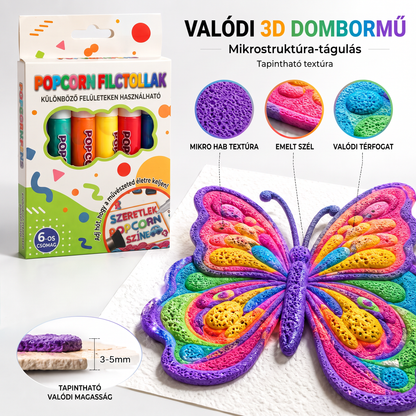 Ma 50% kedvezménnyel 🔥 | PKNEW® 3D dombornyomó művészeti toll💙 – változtassa a hétköznapi rajzokat lenyűgöző térbeli alkotásokká 🎨