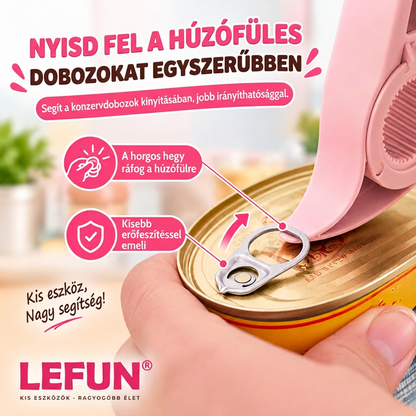 LEFUN® 🍈 4 az 1-ben nyitó – Nyisson ki bármilyen fedőt felesleges erőlködés nélkül.