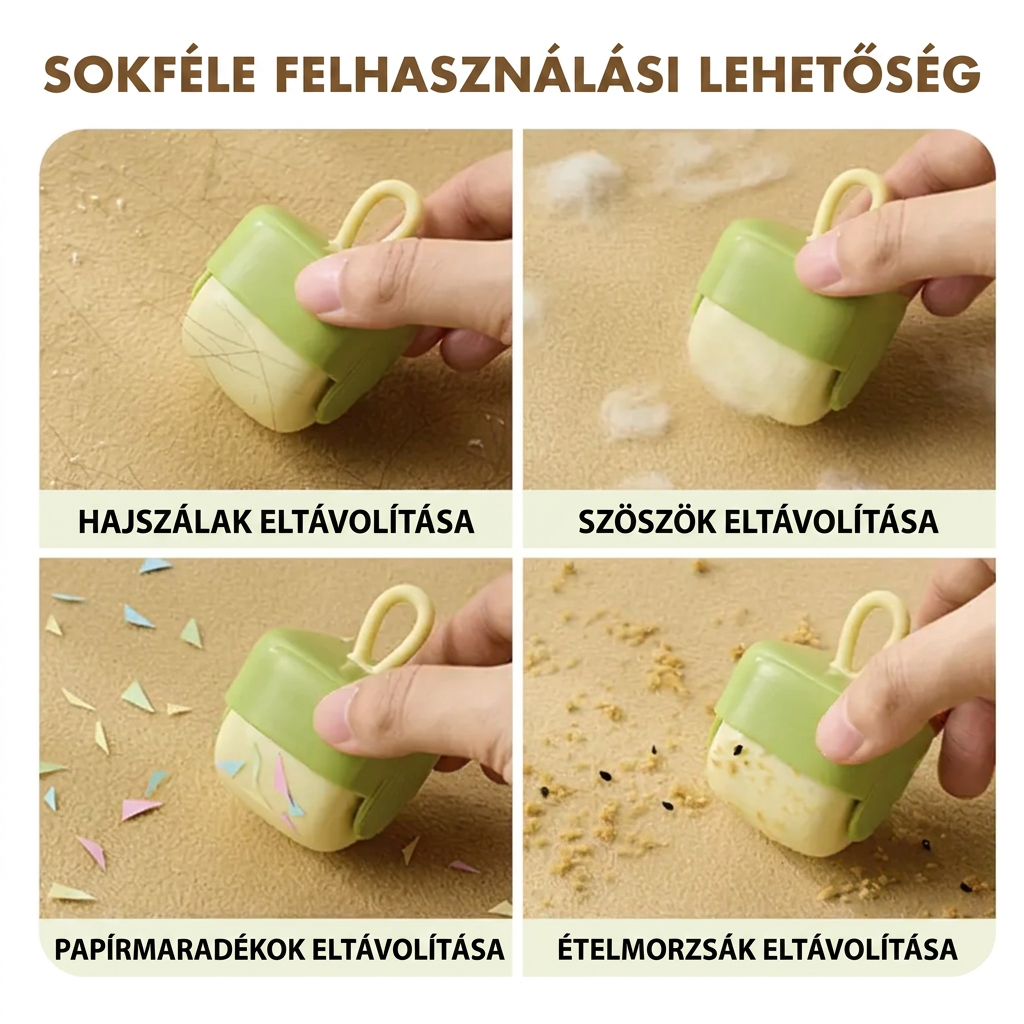 PKNEW® Mini váleček na žmolky, opakovaně použitelný odstraňovač žmolků, omyvatelný váleček na žmolky, přenosný odstraňovač zvířecích chlupů z oblečení, cestovní a domácí použití🥼