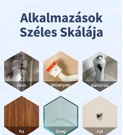 PKNEW® Acélerősítésű epoxi javítógyurma  — Univerzális ragasztó fémhez, fához és műanyaghoz❤️‍🔥