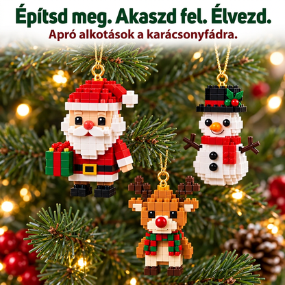 🎅🔥 Utolsó nap a féláras ajánlatra! 🍈 Építőelemekből álló karácsonyi visszaszámláló adventi naptár az egész családnak 🎄 Tökéletes a karácsonyfa díszítésére.