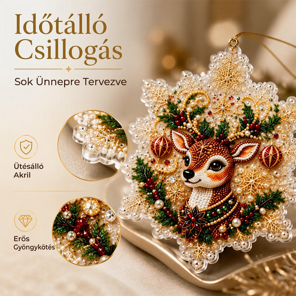 🎄 Korlátozott ideig 55% kedvezmény 🍈 Karácsonyi DIY festhető lógó dísz szett 💎