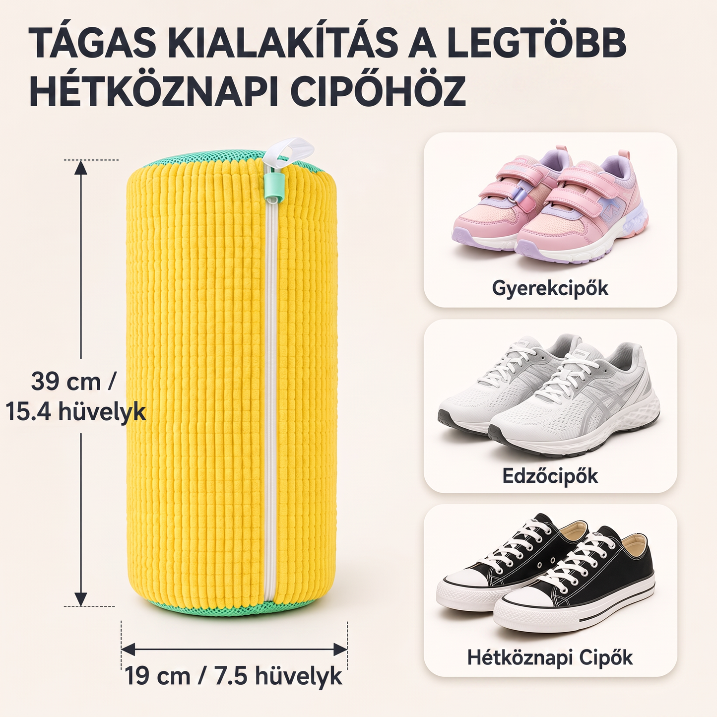 PKNEW®🍈 360° Žinylkový Prací Sáček na Boty👟 – Jemnější praní bez ručního drhnutí, se skrytým zipem pro tenisky, sportovní a dětskou obuv 💕
