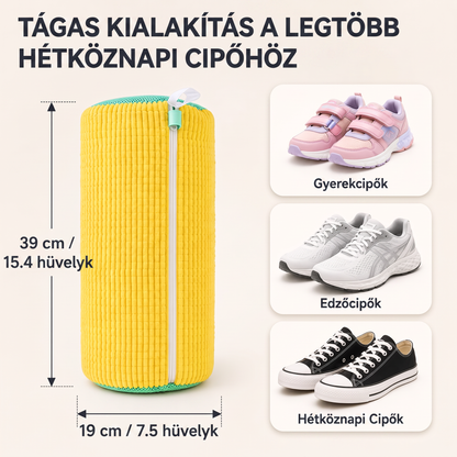 PKNEW®🍈 360° Žinylkový Prací Sáček na Boty👟 – Jemnější praní bez ručního drhnutí, se skrytým zipem pro tenisky, sportovní a dětskou obuv 💕