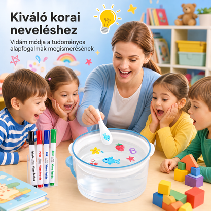 LEFUN® 🪄 Varázslatos, vízben lebegő filctollak gyerekeknek ✨ – Készíts olyan rajzokat, amelyek életre kelnek a vízben, és változtasd a rajzolást varázslatos játékká!