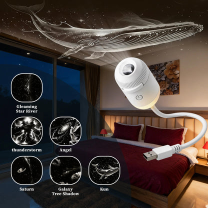 PKNEW® 🍊NEXT-GEN SMART PROJECTION HD Smart Dynamic 5D Holographic Night Light Projector💫