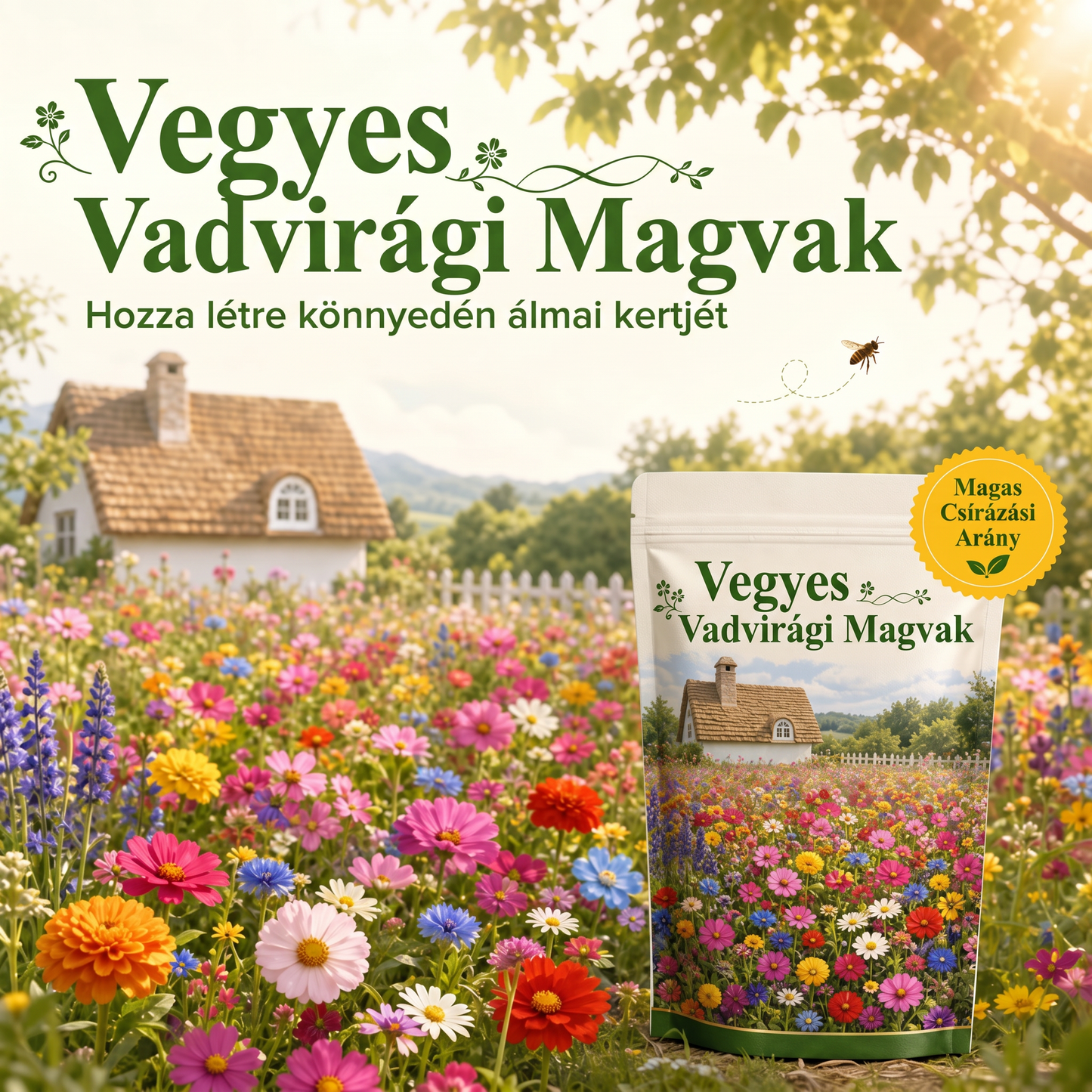 🌻 A legjobb rézvirág magok a színekben pompázó kertért🍇 – Giant & Dwarf vágott virág keverék, könnyen nevelhető egynyári növények, magas csírázóképességű Heirloom magok pillangó- és méhbarát kertekbe 🦋🐝