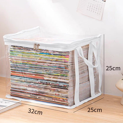 ⏰🔥LIMITED TIME 40% OFF! 🏠 Transparent Large-Capacity Dustproof & Moisture-Proof Storage Bag – Perfect for Clothes, Toys, Books & More ✨-Navalonixcosh®
